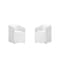 Manhattan Comfort Anna Round Faux Leather Dining Chair in Cream - Set of 2 2-DC059AR-CR - alternate 1